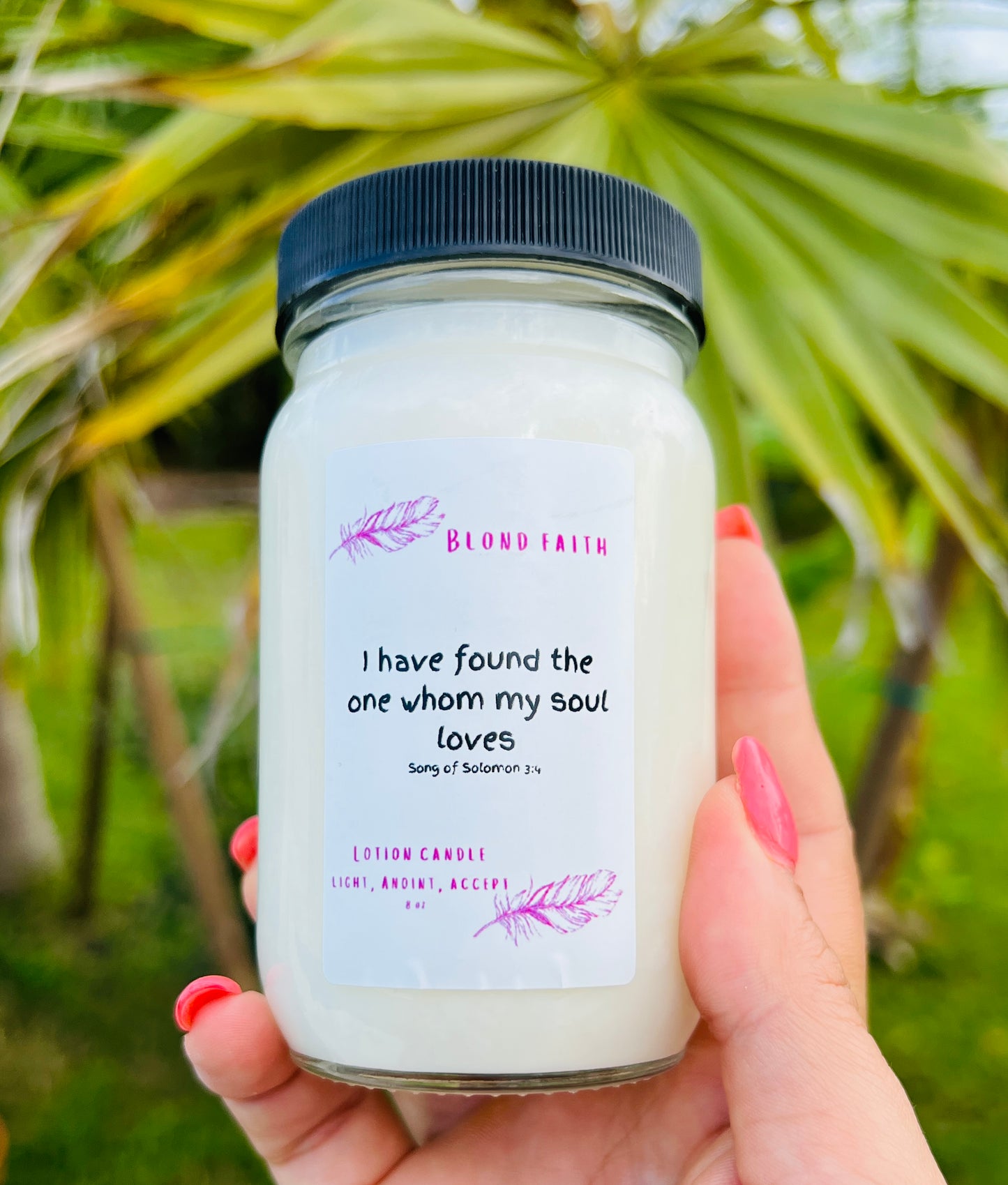 Scripture Lotion Candles